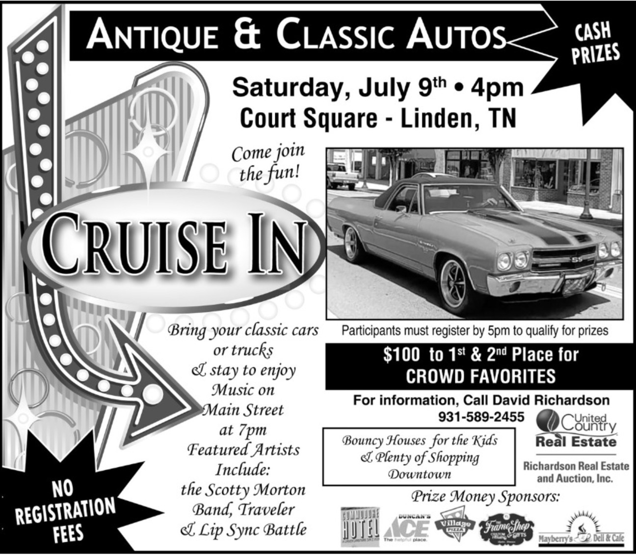 Ad from Buffalo River Review for the Cruise In
