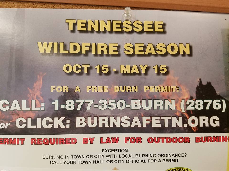 Burn Permit Required - October 15 to May 15